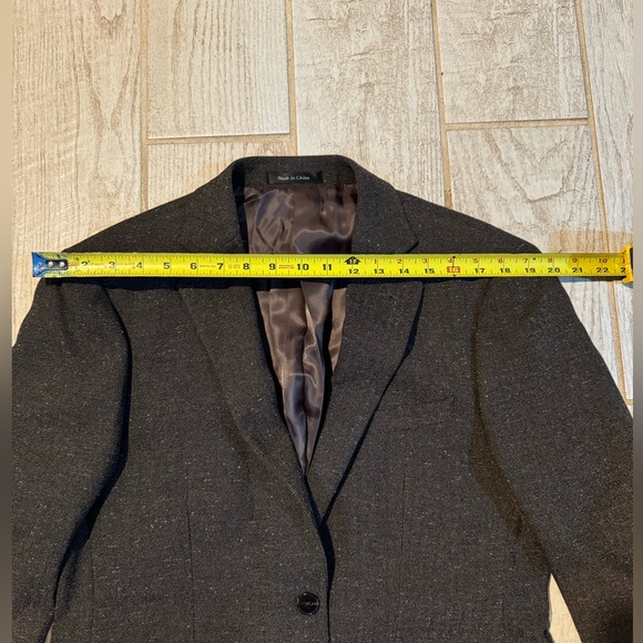 Men’s Wearhouse Men’s Tweed Blazer Retro Brown Size Small - Picture 6 of 9
